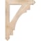 Ekena Millwork Merced Arts & Crafts Smooth Bracket, Douglas Fir, 3 1/2"W x 24"D x 32"H BKT04X24X32MRC03SDF - alternate 4
